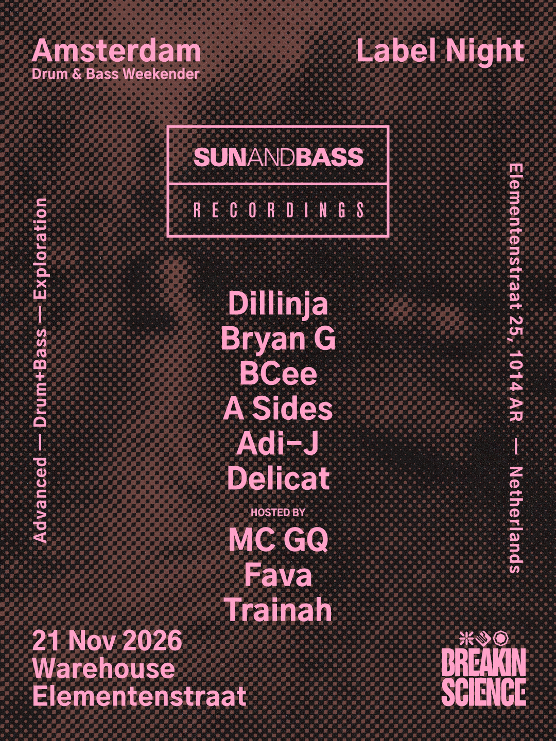SUNANDBASS Recordings Amsterdam