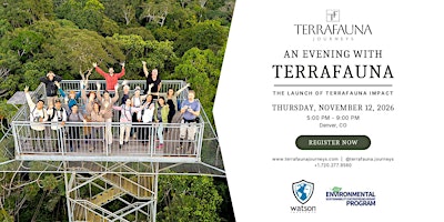 An Evening with TerraFauna: The Launch of TerraFauna Impact