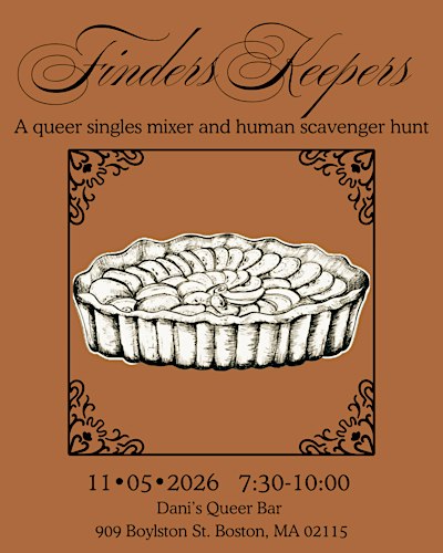 Finders Keepers Human Scavenger Hunt and Pie Eating Contest