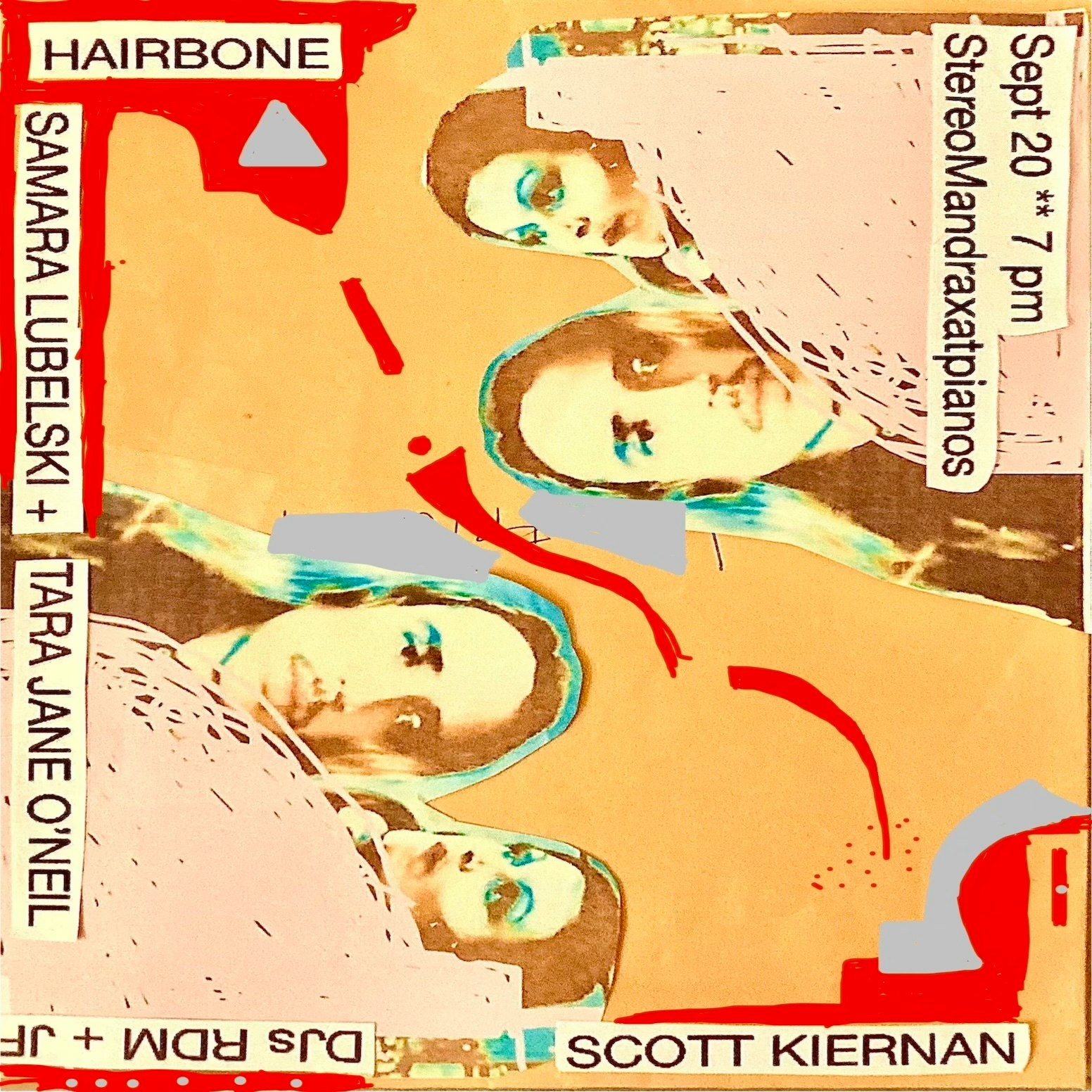 Stereo Mandrax (FREE w/ RSVP): Hairbone • Tara Jane O'Neil and Samara Lubelski • Scott Kiernan