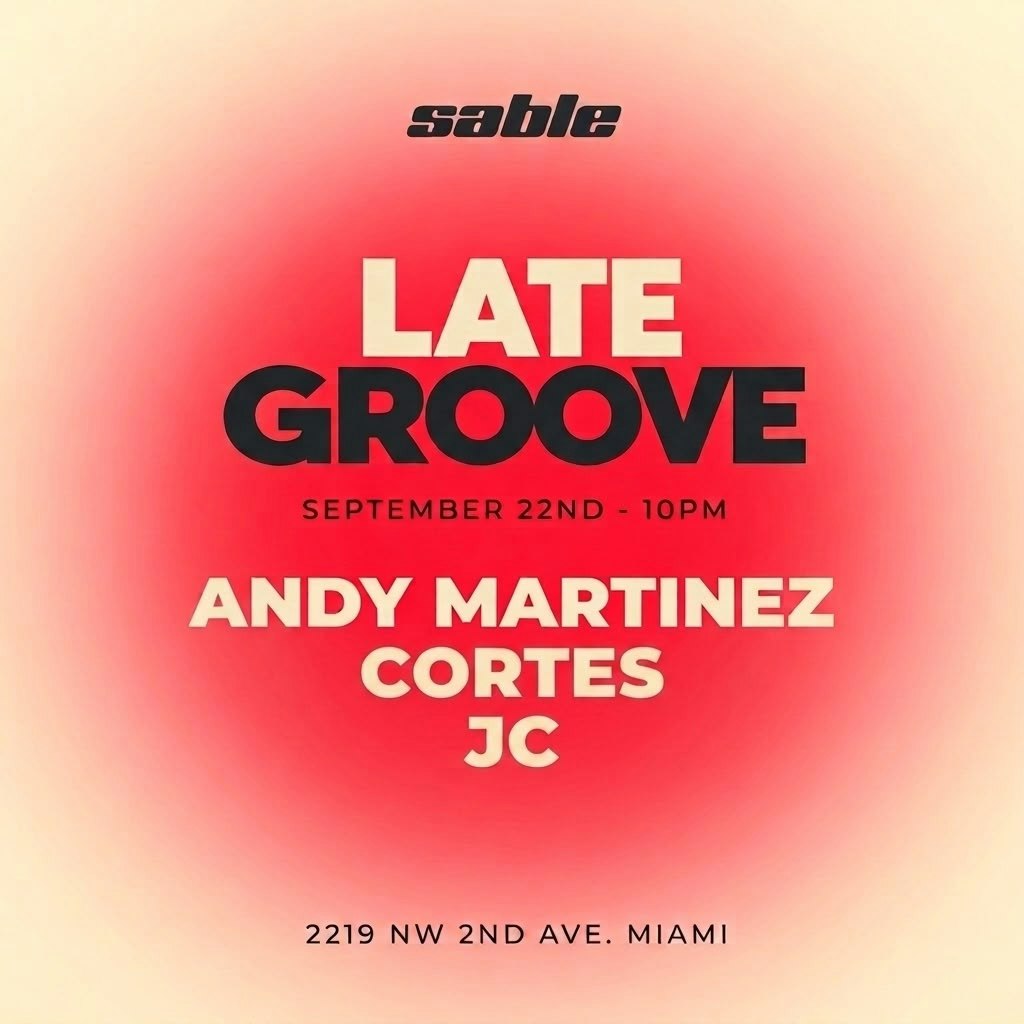 Late Groove: Andy Martinez