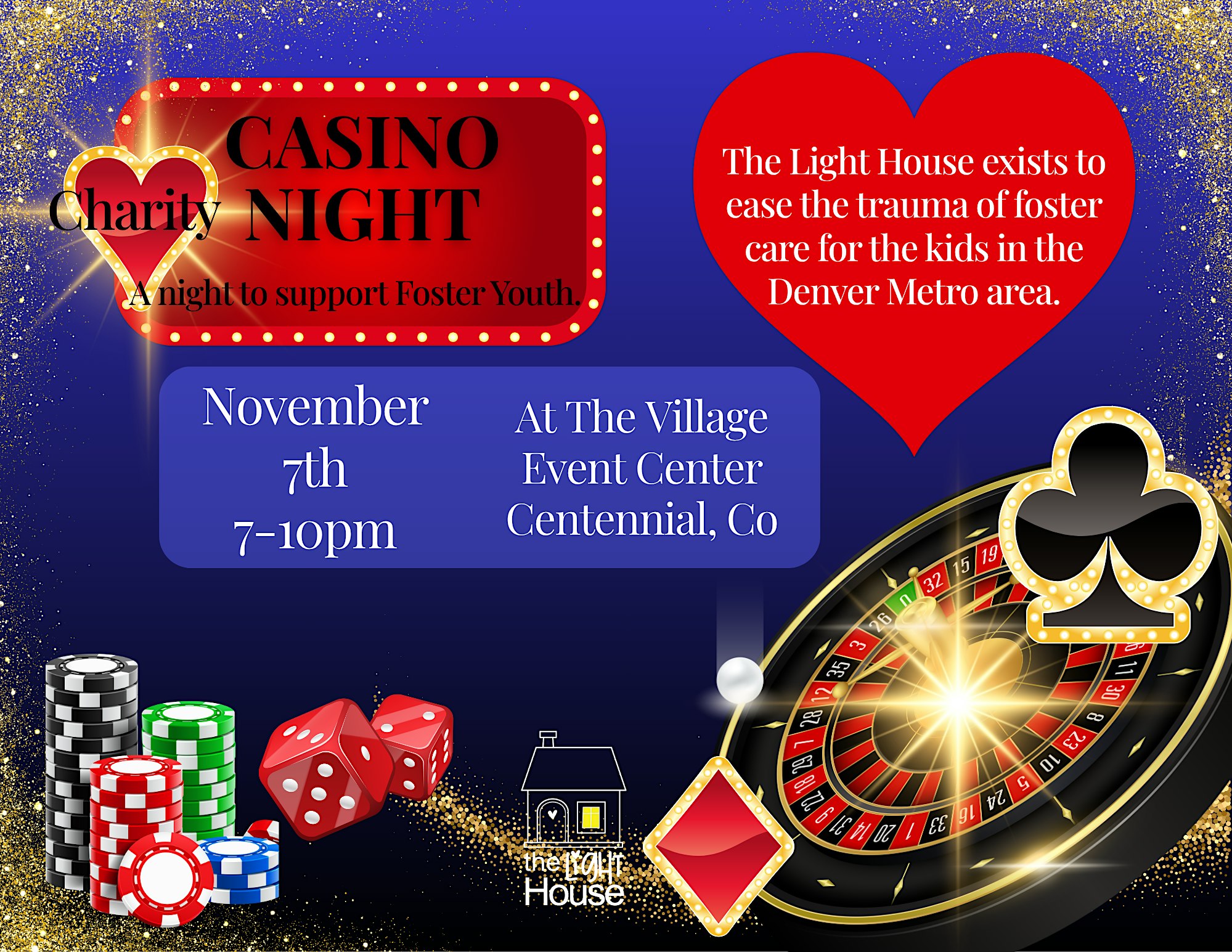Charity Casino Night with The Light House Denver