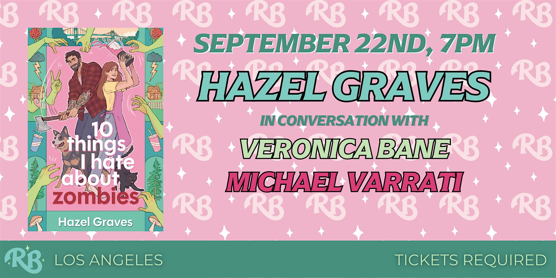 Hazel Graves LA Book Event for 10 Things I Hate About Zombies