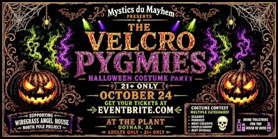 The Mystics Du Mayhem Fright Night Fundraiser featuring The Velcro Pygmies