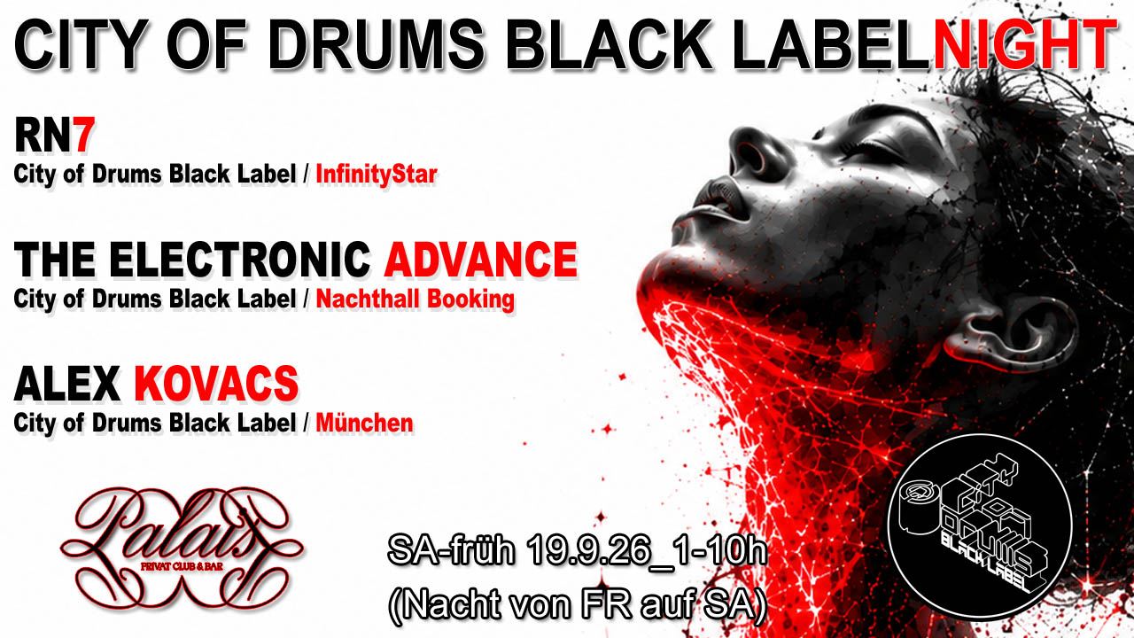 CITY OF DRUMS BLACK LABEL NIGHT