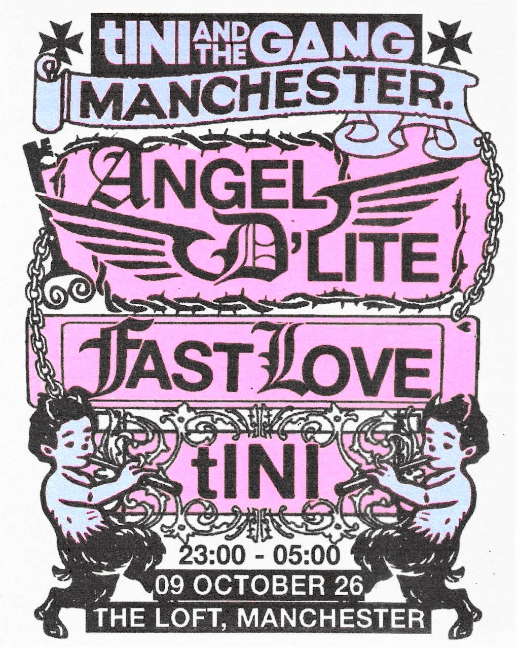 tINI AND THE GANG: tINI, Angel D'lite & Fastlove