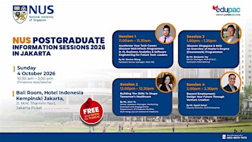 NUS Postgraduate Information Session in Jakarta