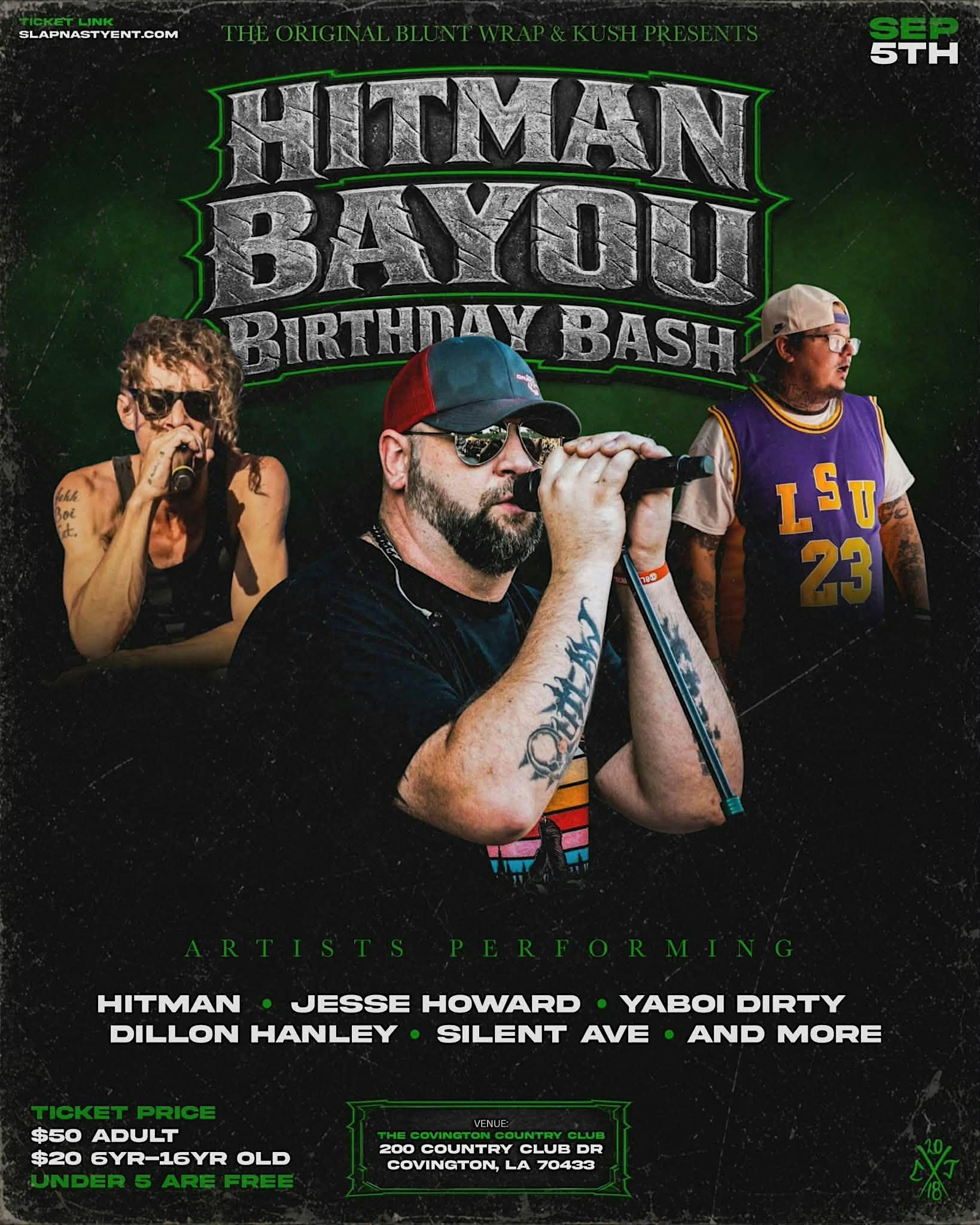 Hitman Bayou Birthday Bash