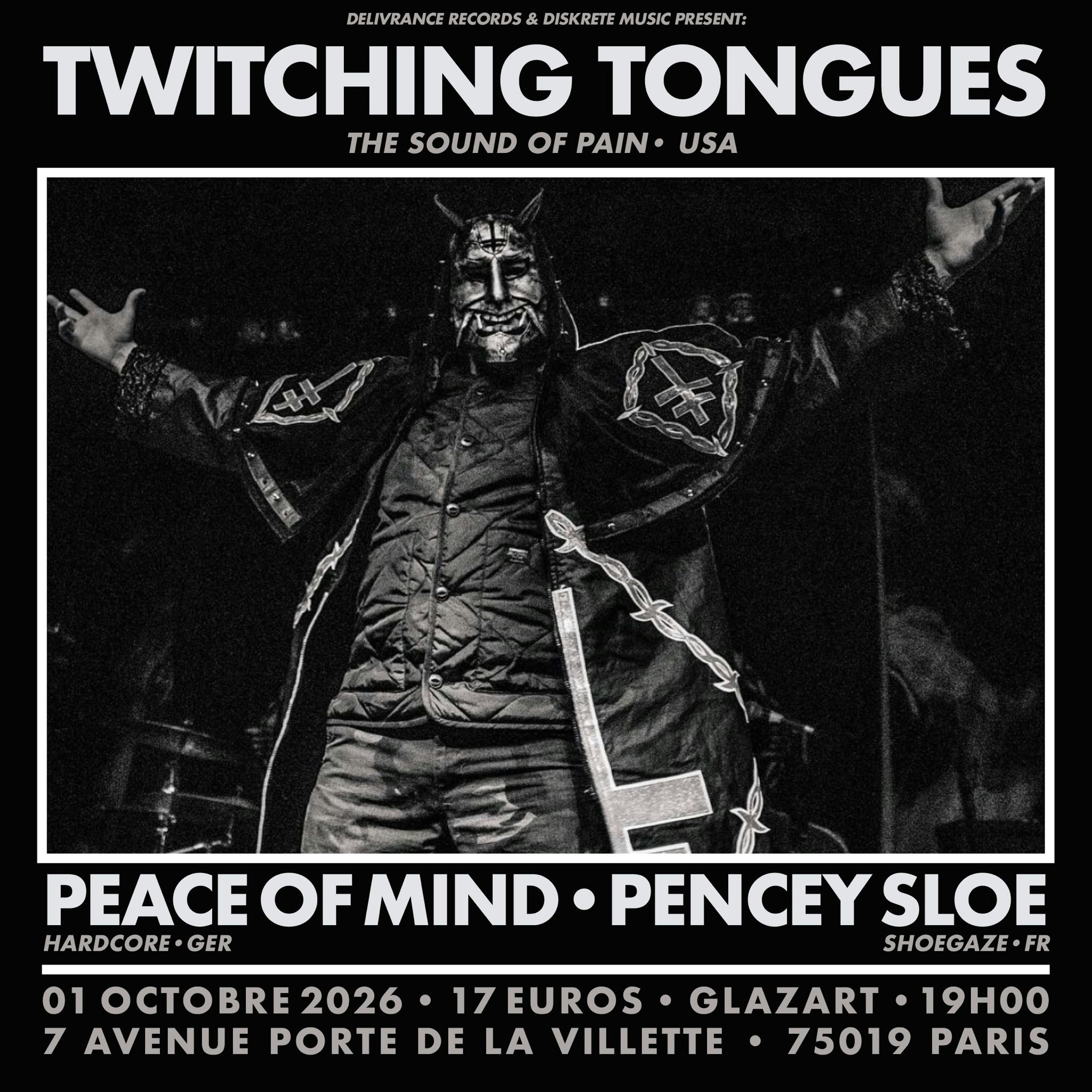Twitching Tongues + Peace of Mind + Pencey Sloe