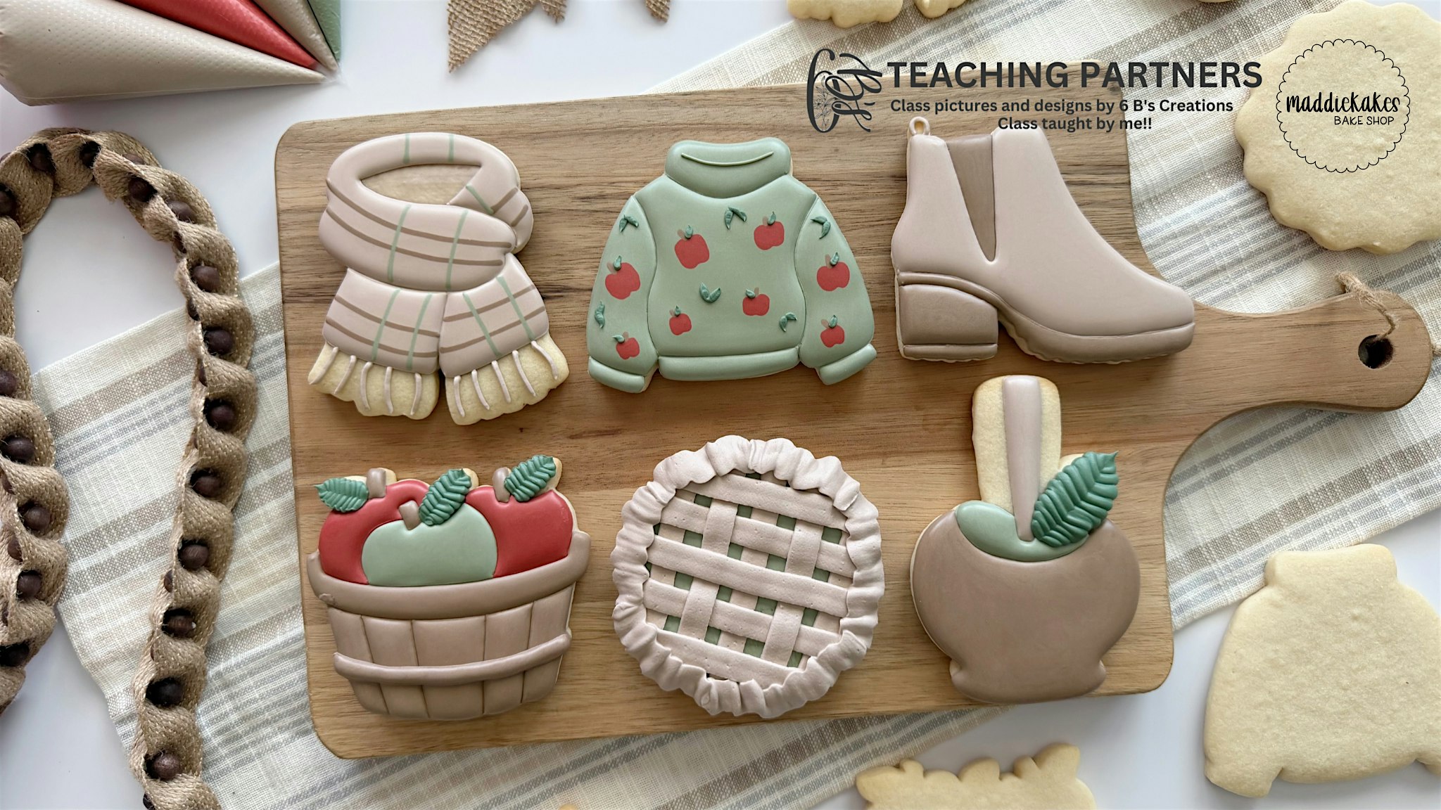 "Apple Picking" Cookie Decorating Class @ Colors & Cocktails