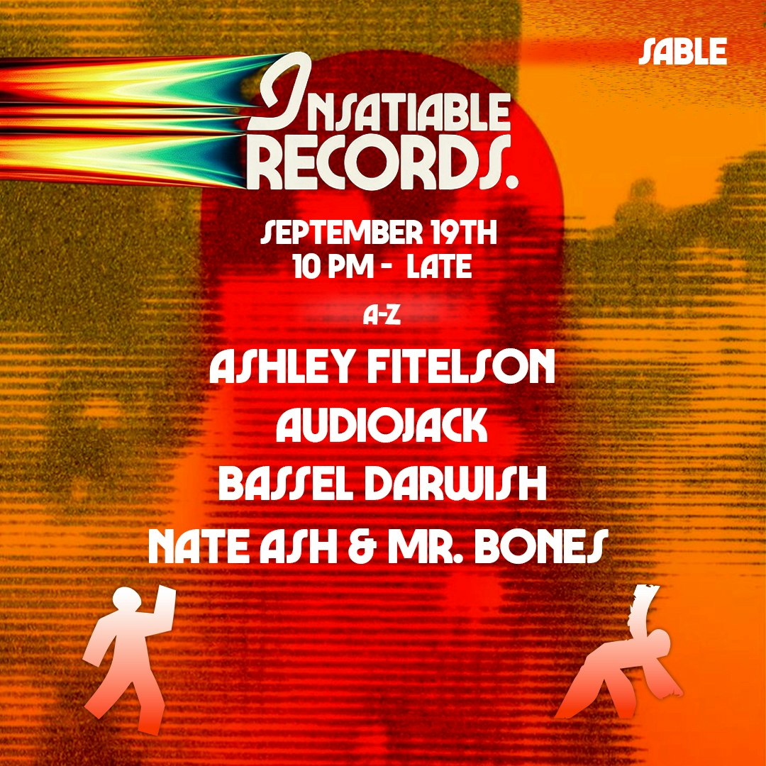 Insatiable Records: Audiojack + Bassel Darwish