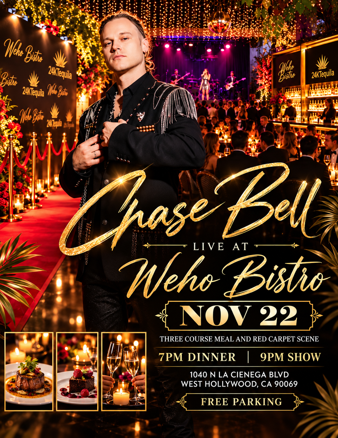 Chase Bell @ Weho Bistro Nov 22 2026