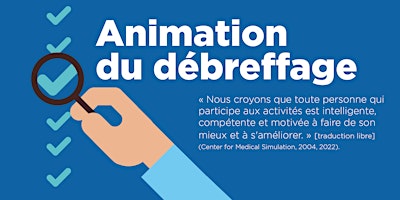 Animation du débreffage - 24 février 2027- Présentiel