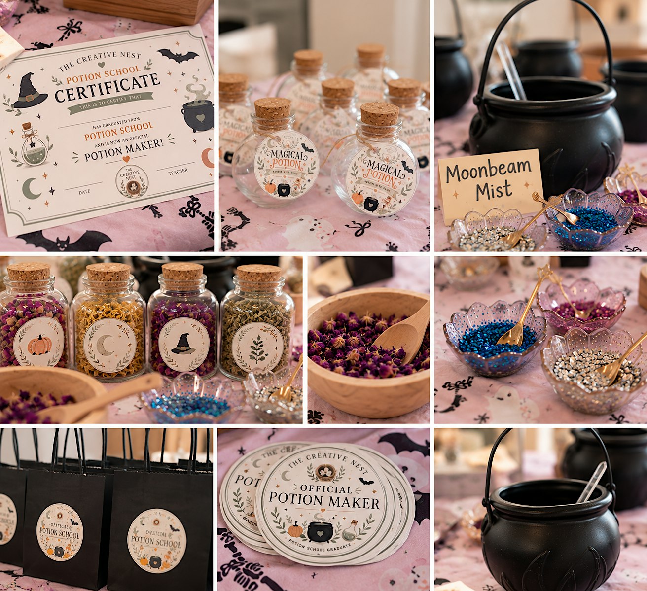 Halloween Potion School   with The Creative Nest