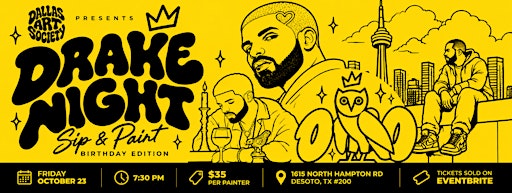 Drake Night Sip & Paint