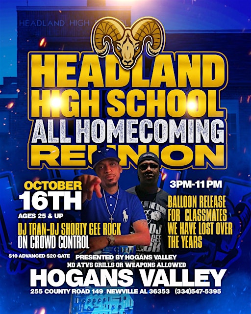 Headland High School All Homecoming Reunion