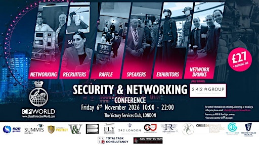 Close Protection World Security Conference 2026