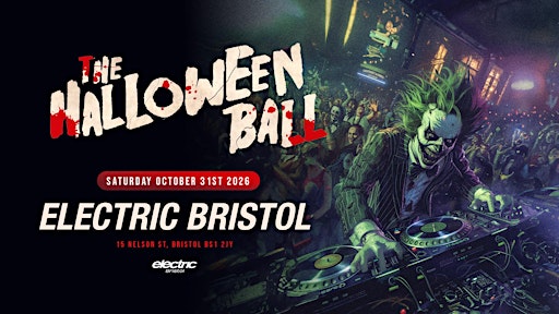 The Halloween Ball 2026 at Electric Bristol