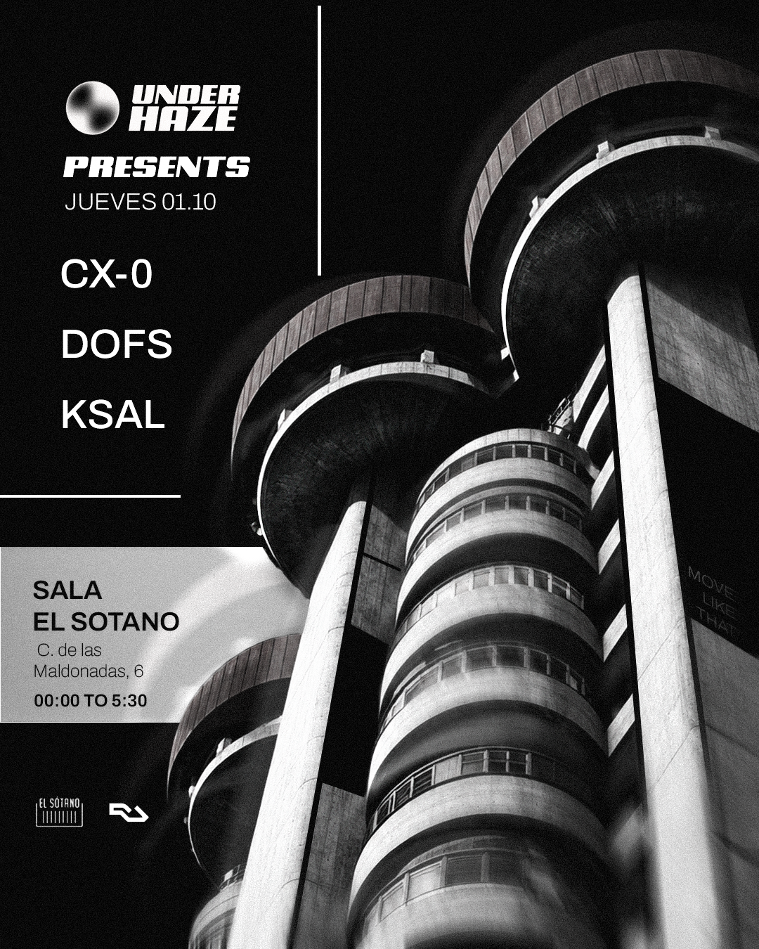 UNDER HAZE: KSAL, DOFS, CX-0