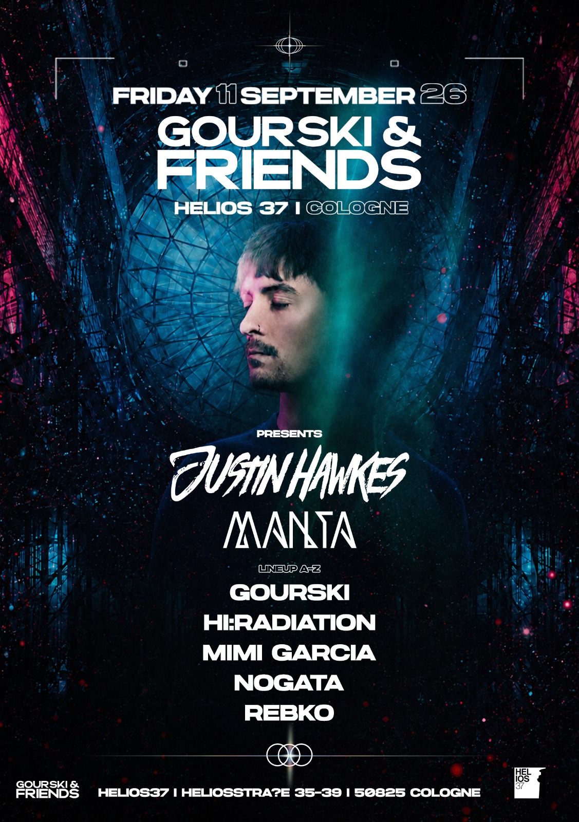 Gourski & FRIENDS presents JUSTIN HAWKES & Manta