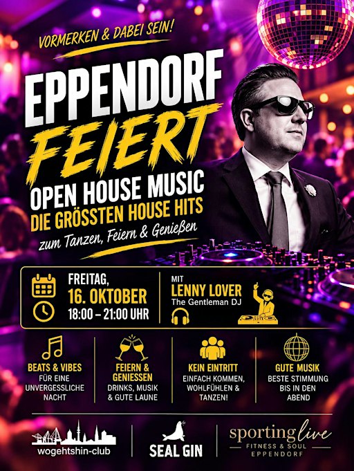 EPPENDORF FEIERT – OPEN HOUSE MUSIC