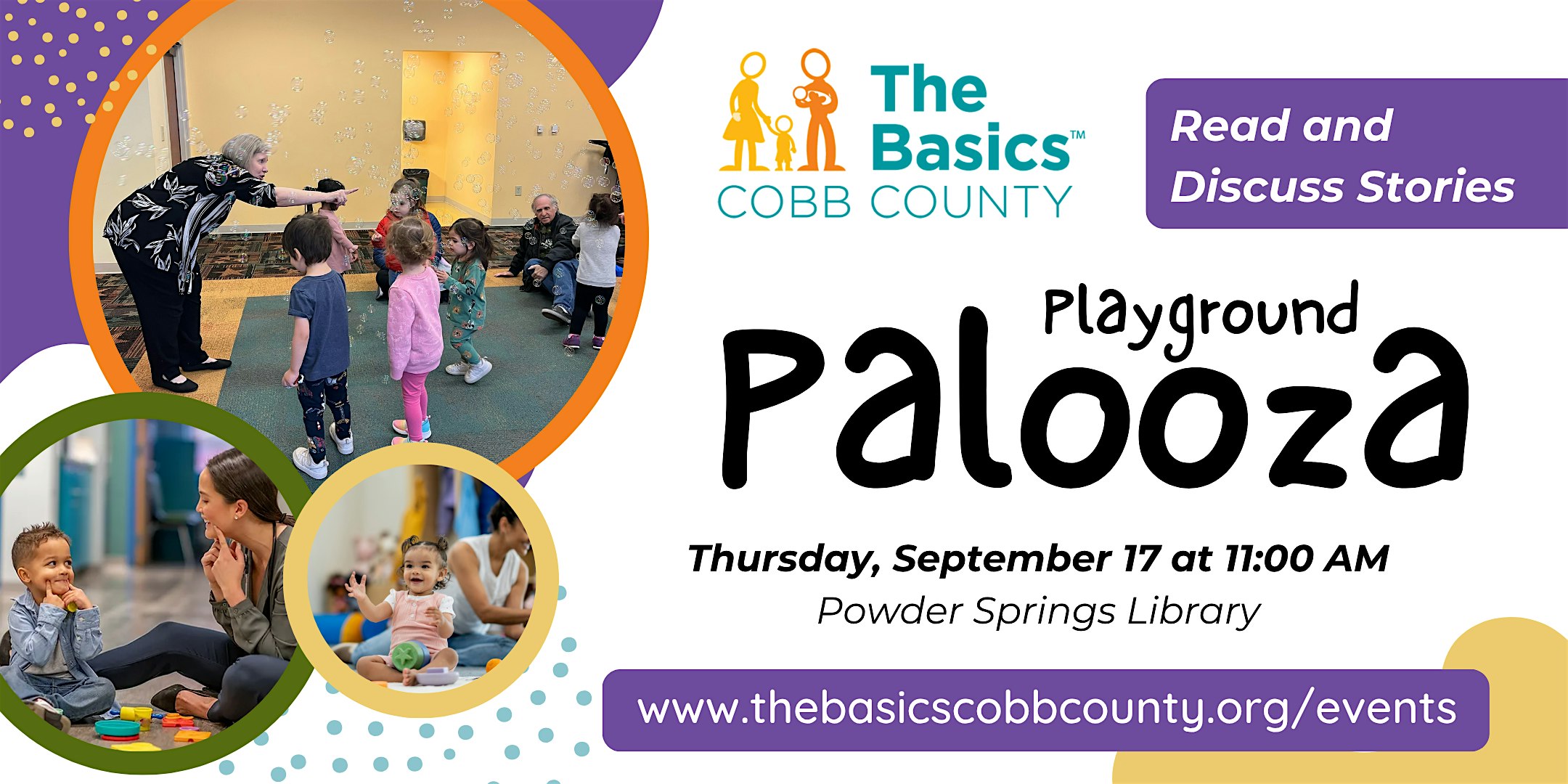 The Basics - Playground Palooza:  Read and Discuss Stories