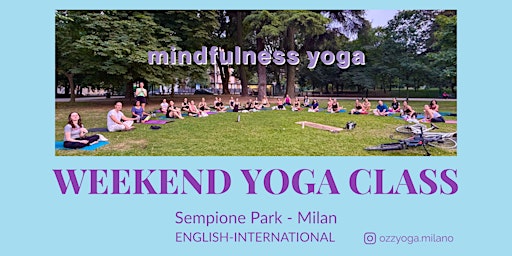 Sunday Outdoor Yoga in Milan with Ozzy