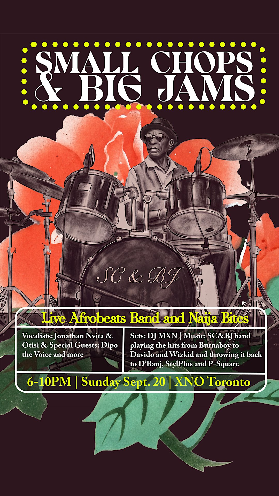 Small Chops & Big Jams Vol. 1 - A live band plays your fave Afrobeat hits