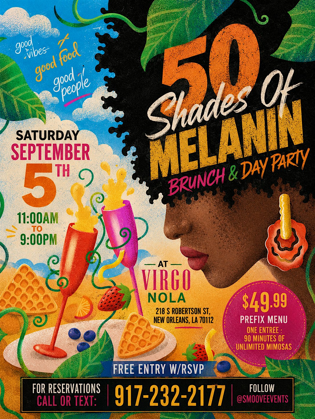 50 Shades Of Melanin Brunch And Day Party At VIRGO NOLA