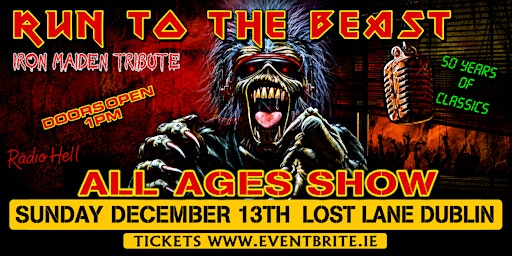 ALL AGES SHOW | IRON MAIDEN – 50 YEARS OF GREATEST HITS