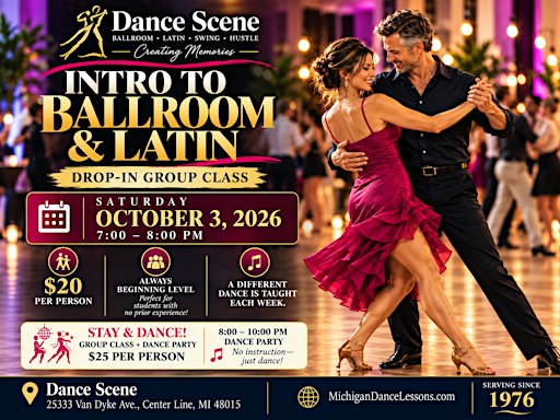 MERENGUE - DROP IN CLASS (BEG. LEVEL)  Group Class (DROP-IN CLASS)