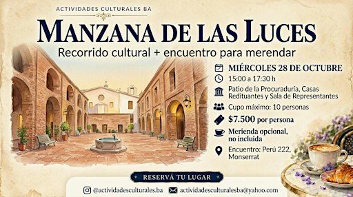 Manzana de las luces + Merienda