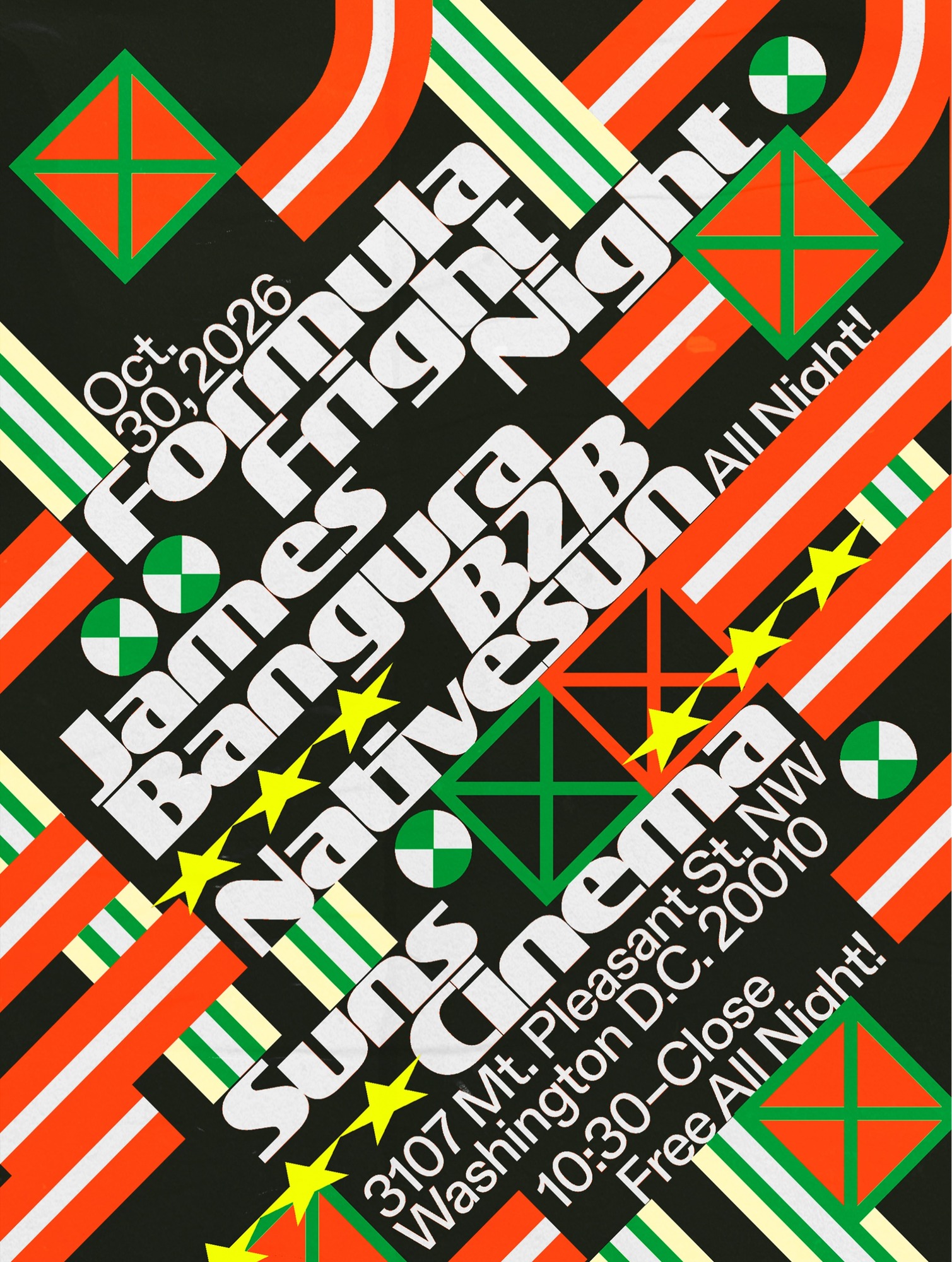Formula Fright Night w/ James Bangura b2b Nativesun