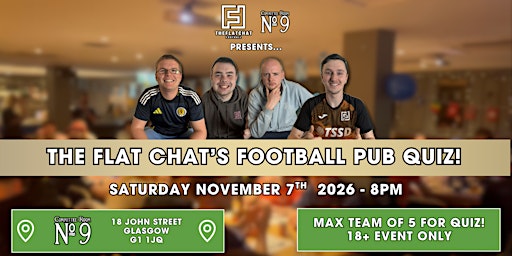 The Flat Chat's Football Pub Quiz 11!