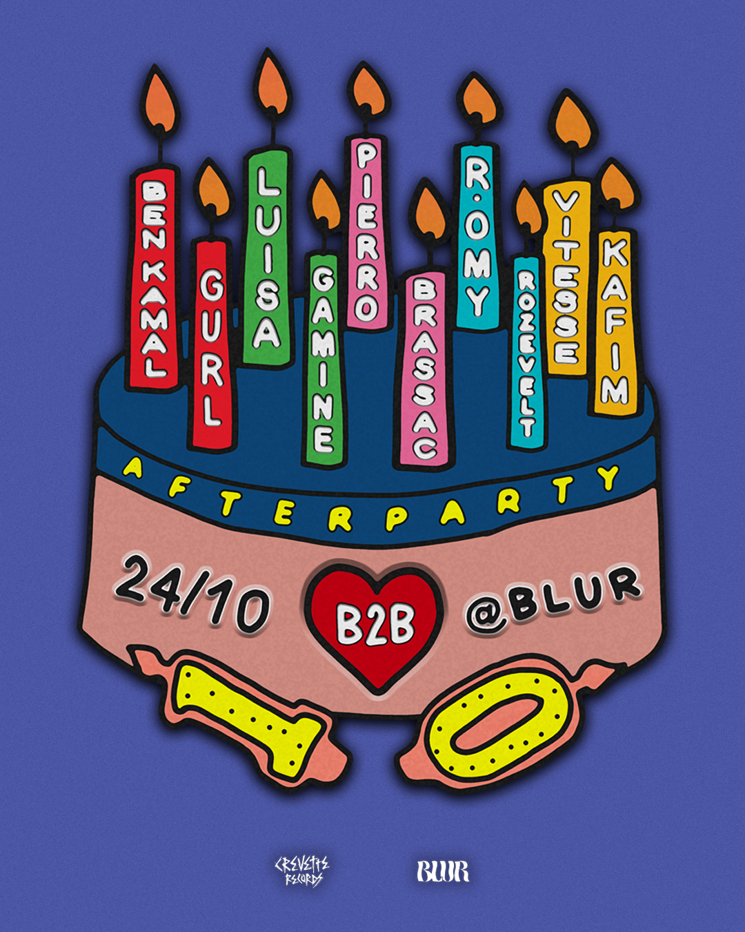 CREVETTE RECORDS - 10 YEAR ANNIVERSARY - AFTER PARTY