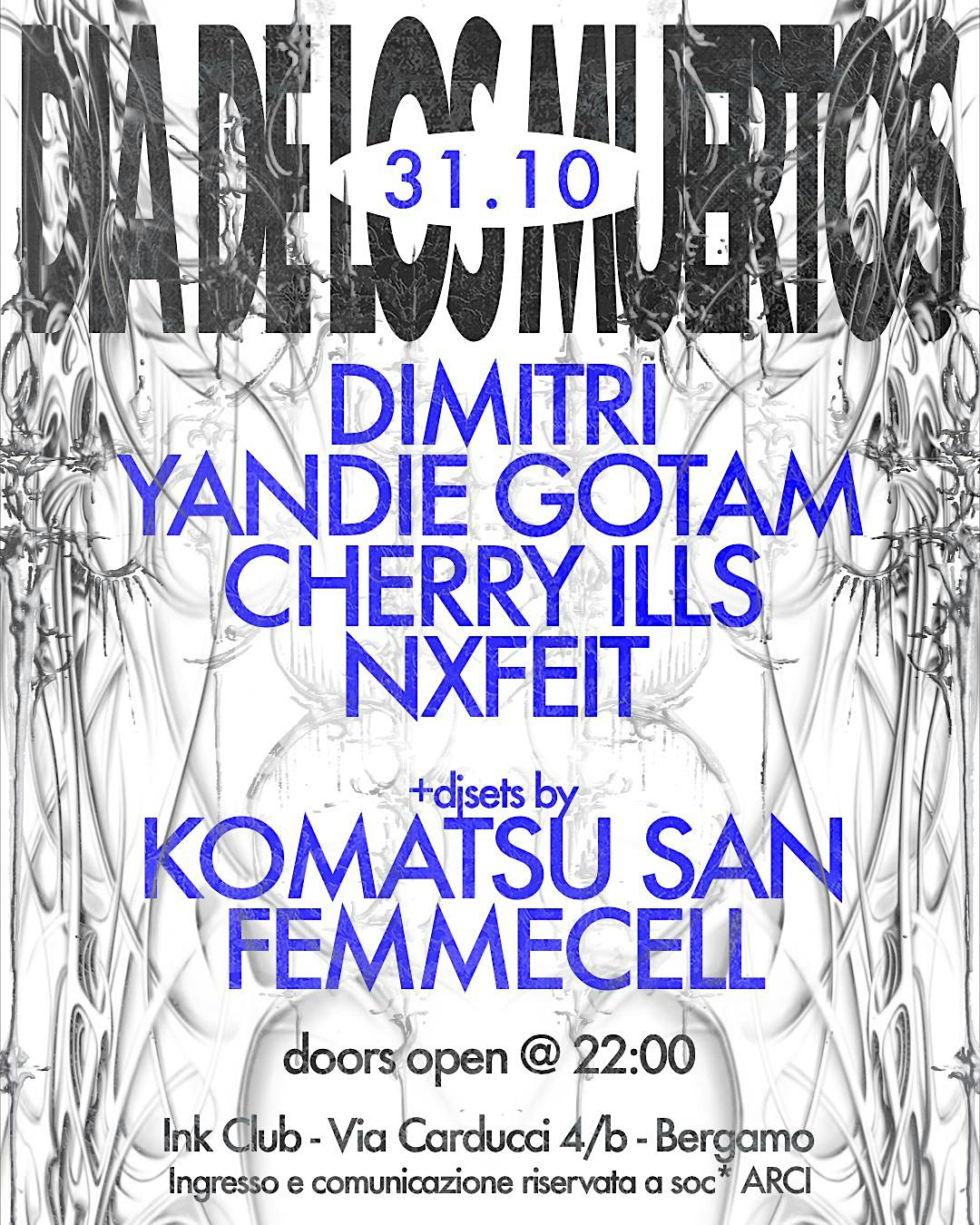 DIA DE LOS MUERTOS // INK CLUB HALLOWEEN PARTY