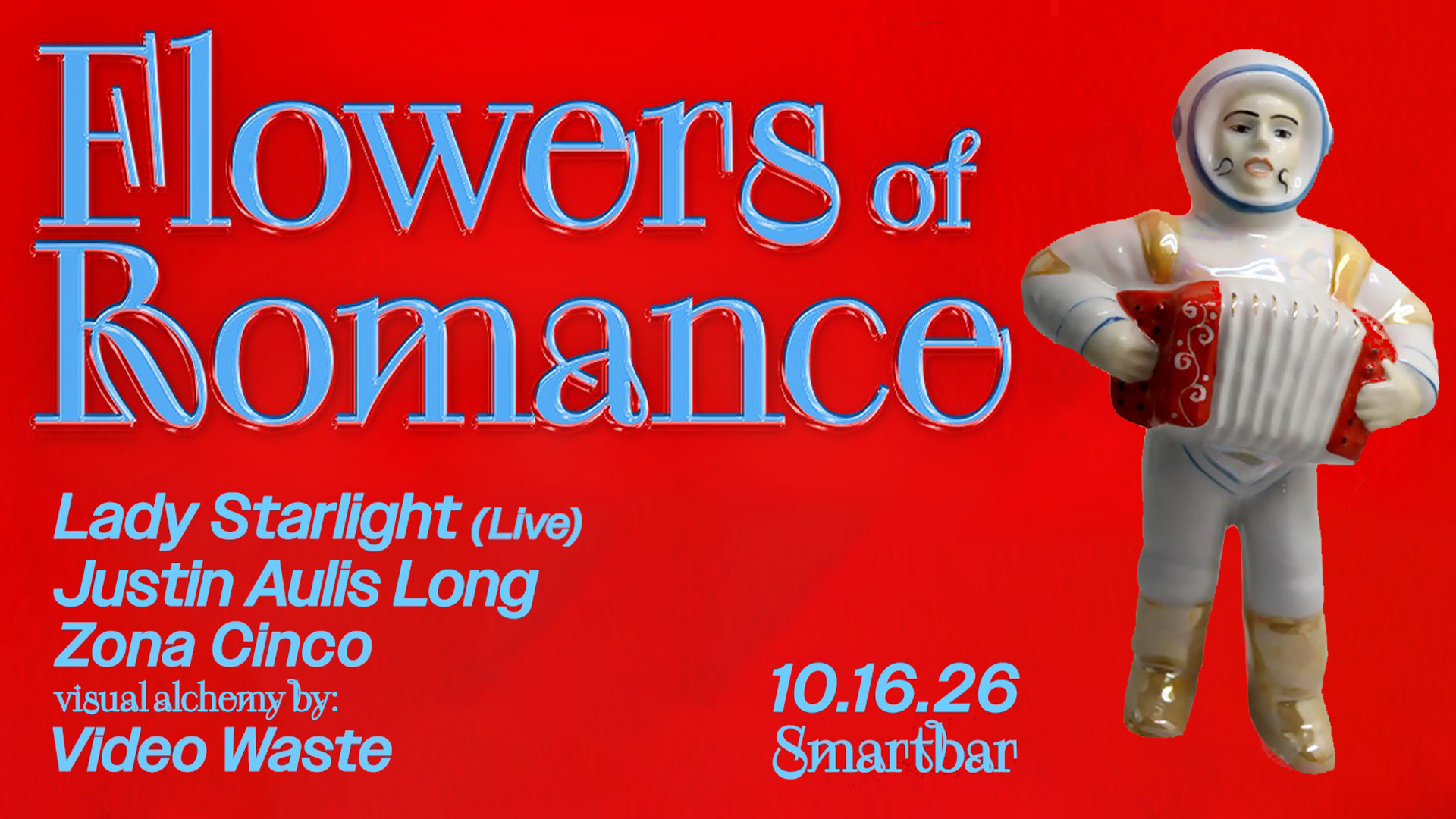 Flowers of Romance feat. Lady Starlight (Live) - Justin Aulis Long - Zona Cinco