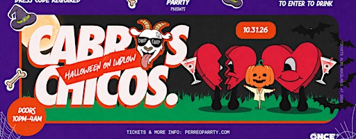 Cabros Chicos: Halloween On Ludlow - Reggaeton Dance Party in LES (18+)