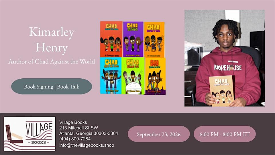 Book Signing and Talk with Kimarley Henry