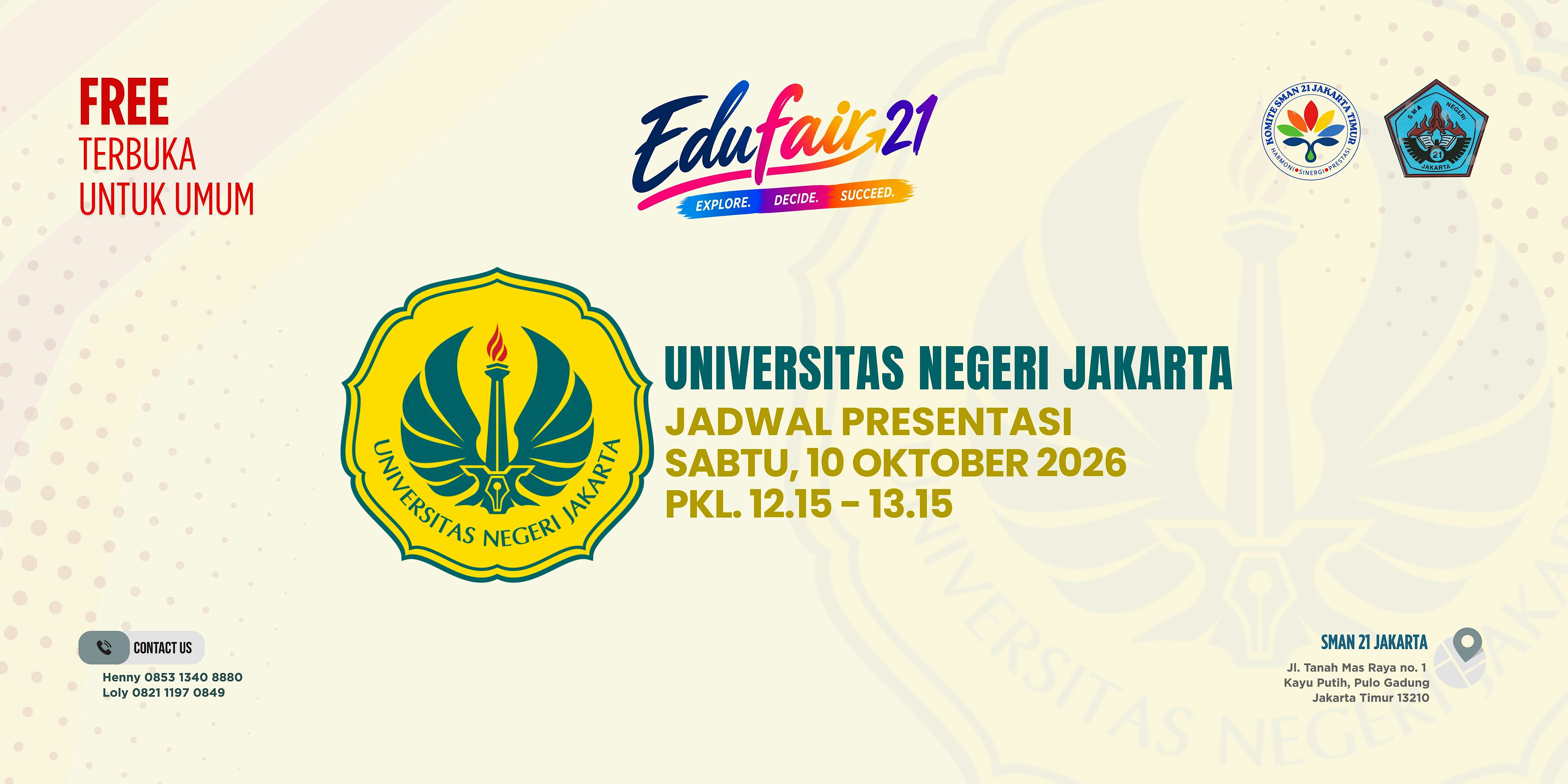[UNHAN] SESI PRESENTASI: UNIVERSITAS PERTAHANAN RI di MINI STAGE LT. 4