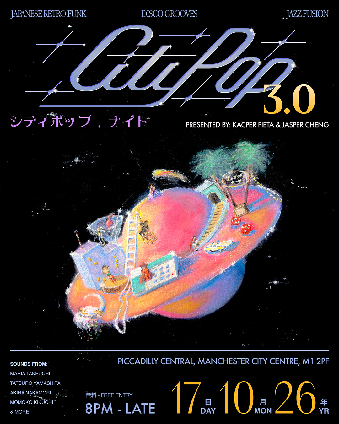 Kacper & Jasper present: A Night Of City Pop 3.0