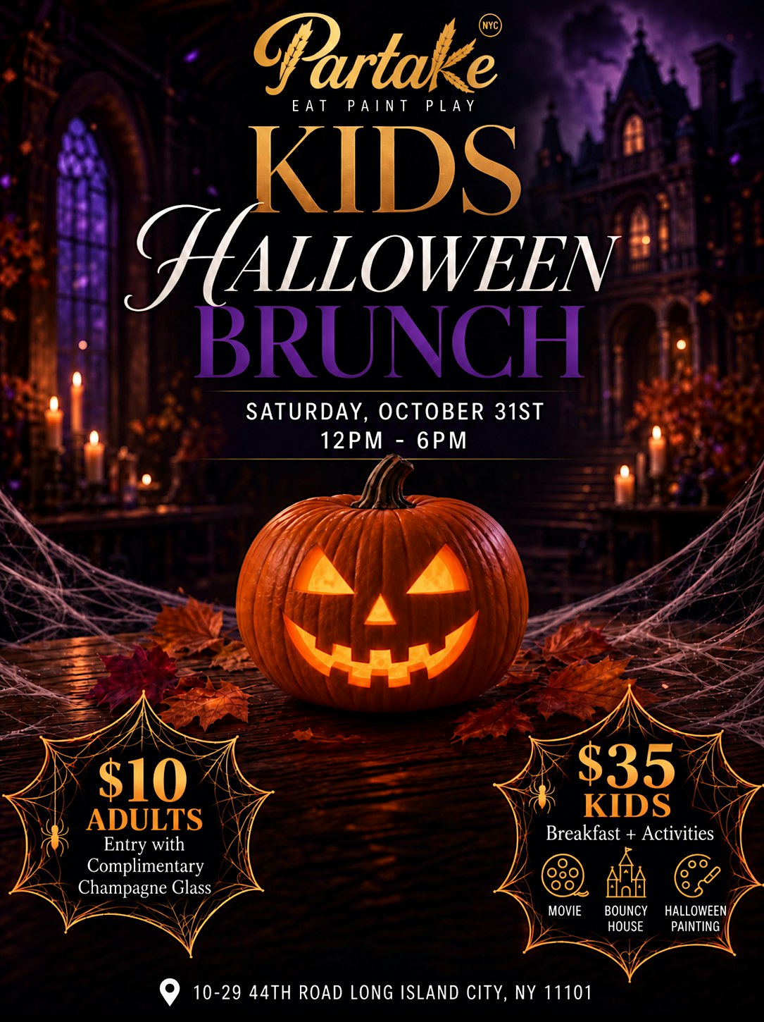 Kids Halloween Brunch @ Partake NYC