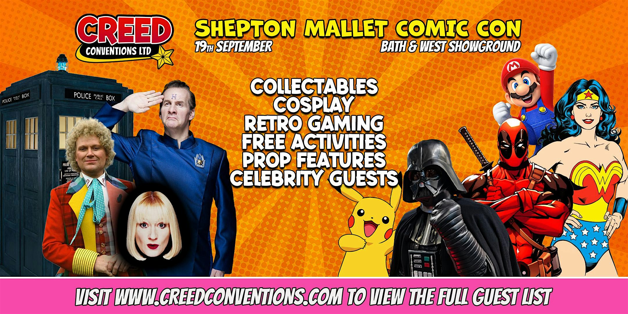 Shepton Mallet Creed Comic Con - September 2026