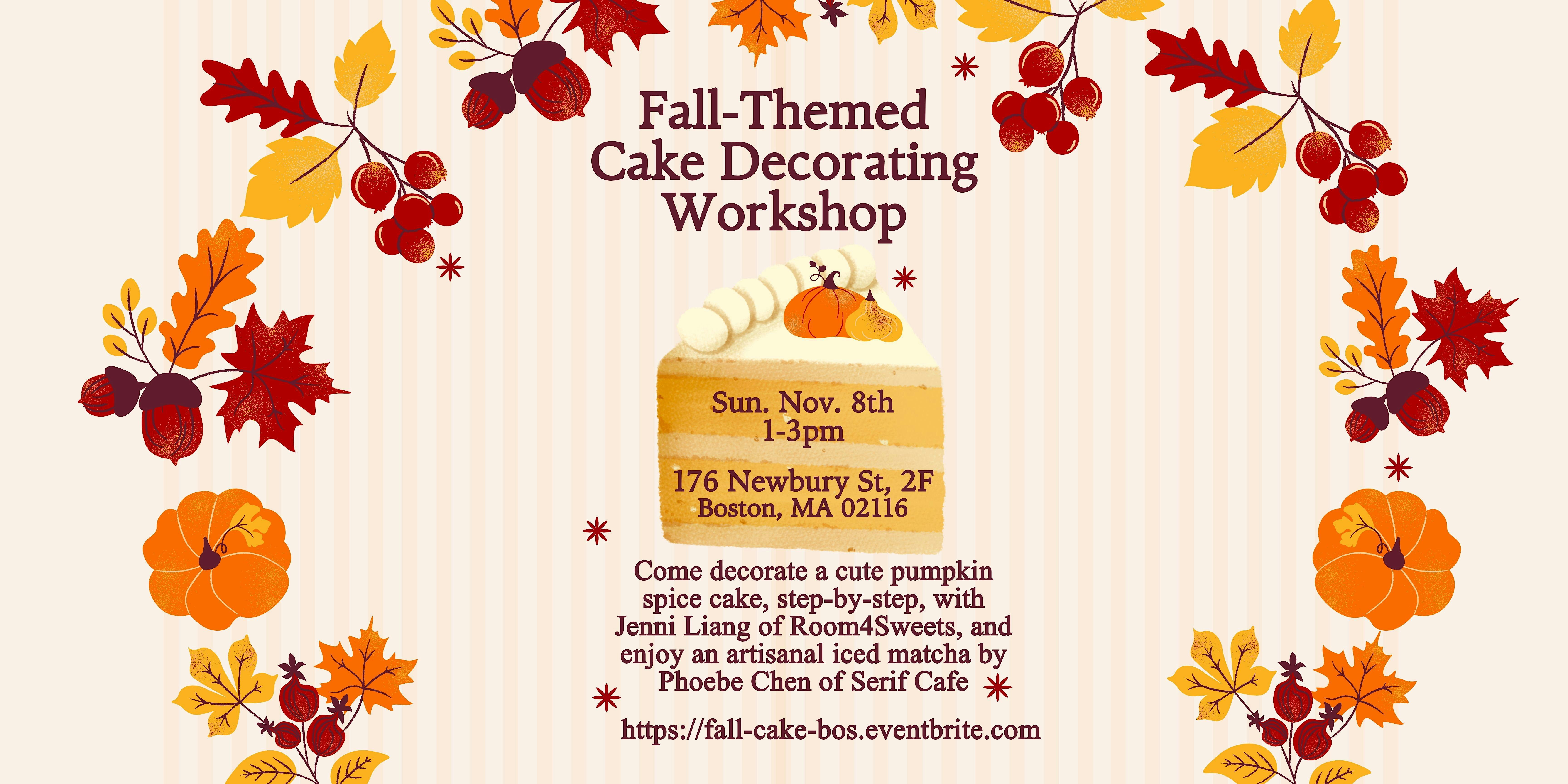Fall-Themed Cake Decorating Workshop