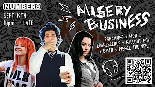 Club Misery Business dance party at Numbers