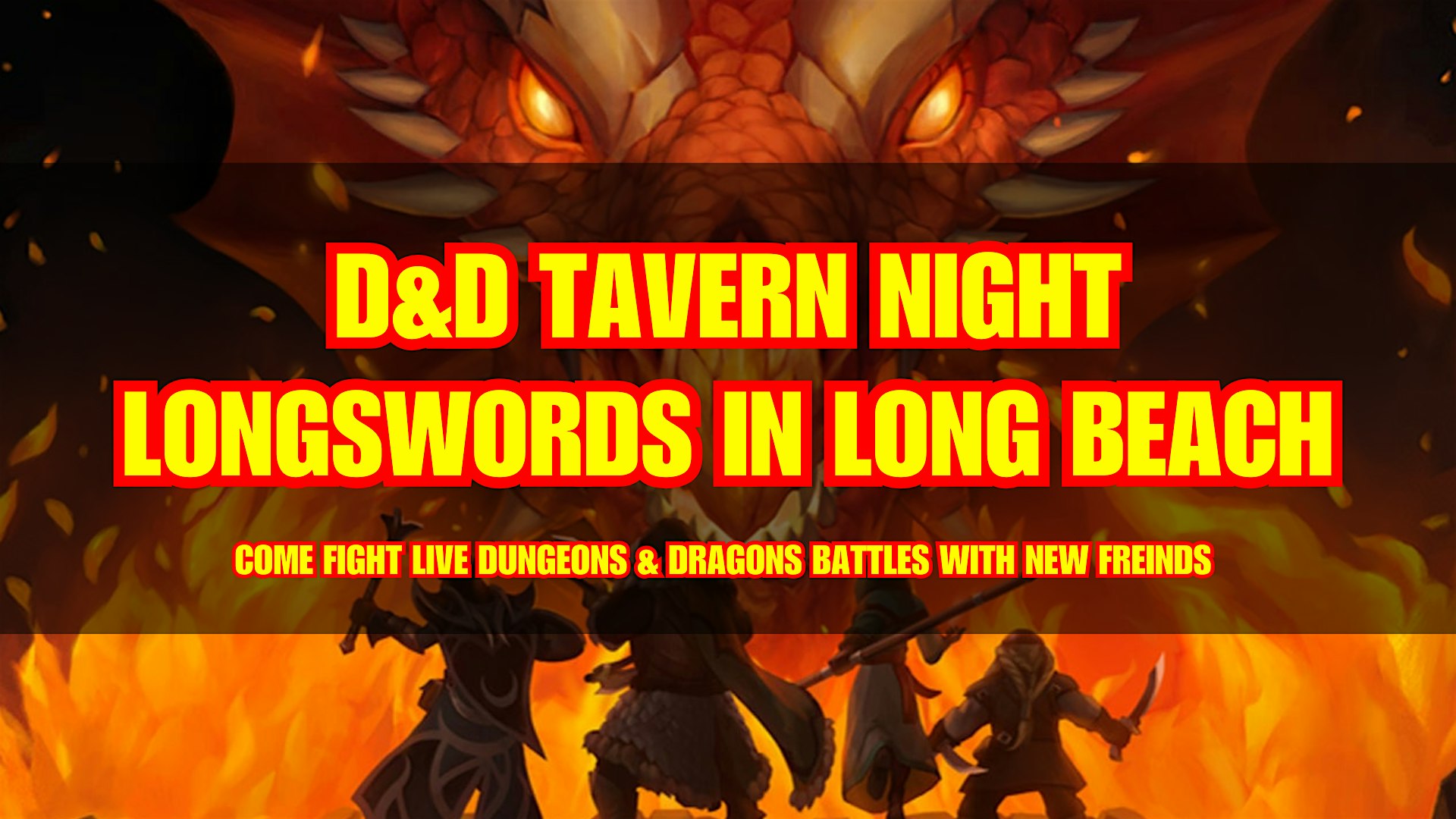 Dungeons & Dragons Tavern Night - LONG BEACH -  D&D Battles & New Friends