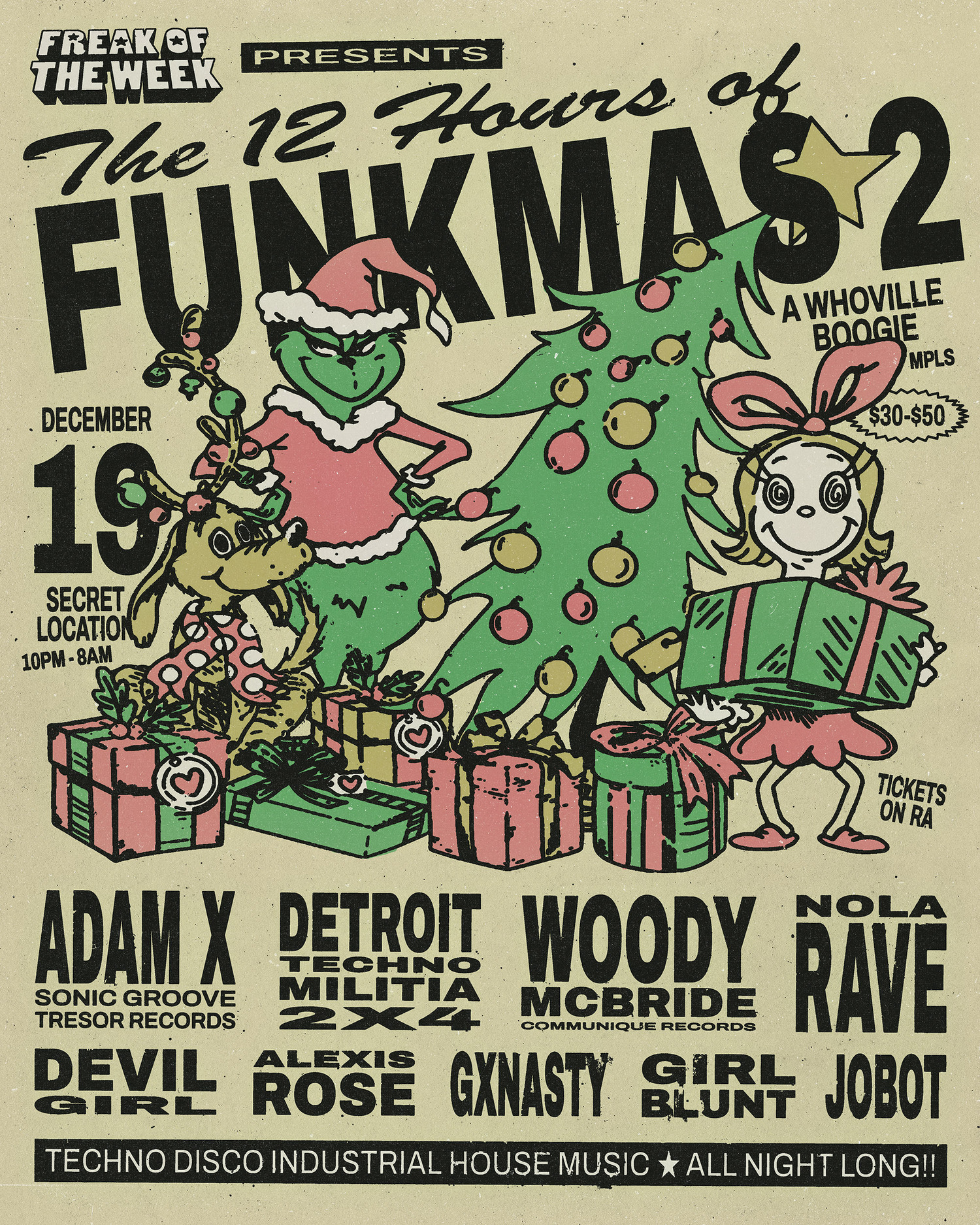 Freak of the Week 12 Hours of FUNKMAS 2: A Whoville Boogie
