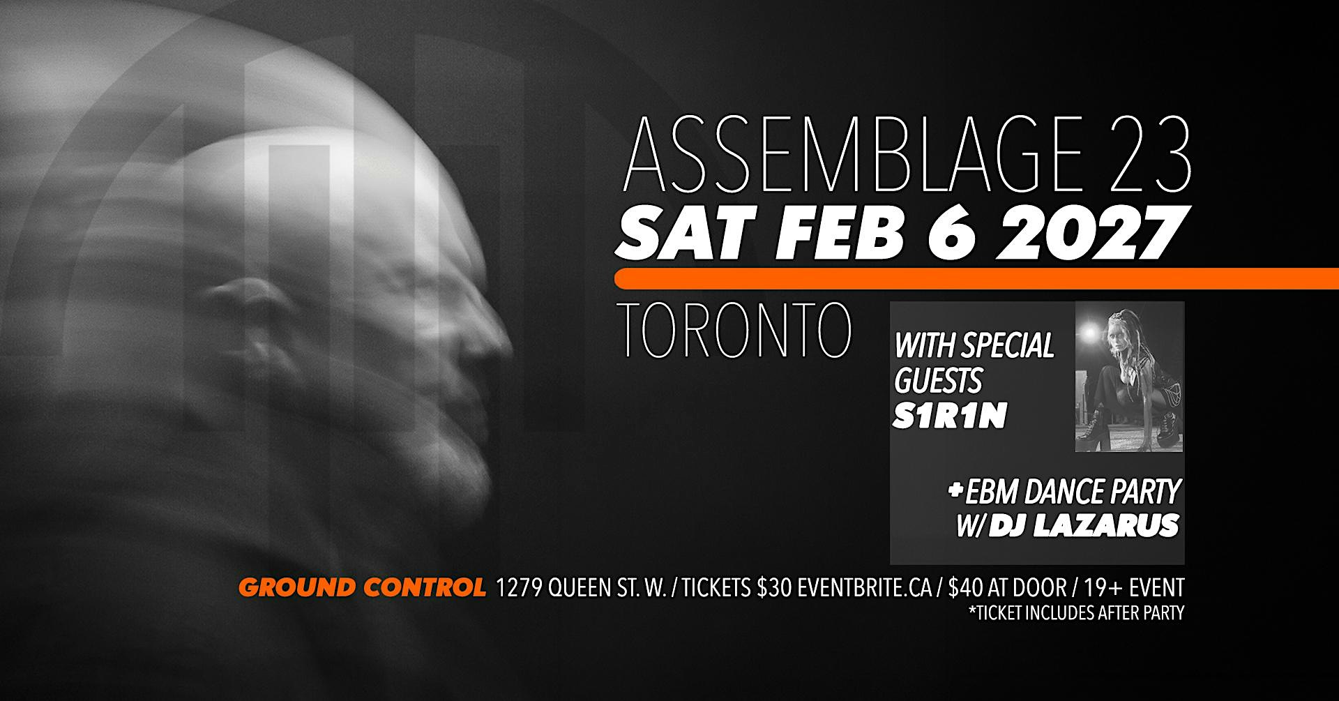 ASSEMBLAGE 23 with special guests S1R1N