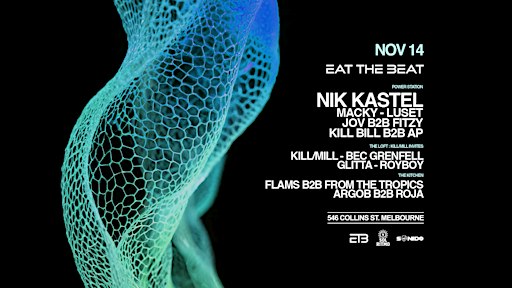 Eat The Beat Saturdays | Nov 14 ft. NIK KASTEL