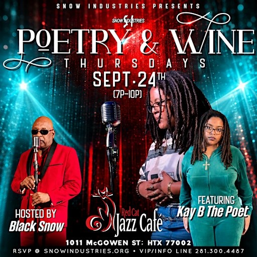 POETRY & WINE THURSDAYs Presented by SNOW INDUSTRIES